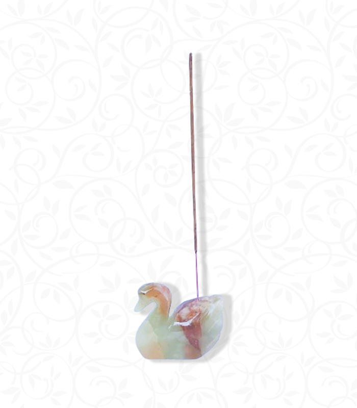 Onyx Porta Duck Incense Holder - 8x6cm